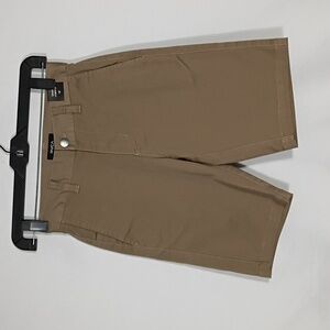NWT RVCA Dark Tan Boys Weekday Stretch Short 18" Length Size 24
